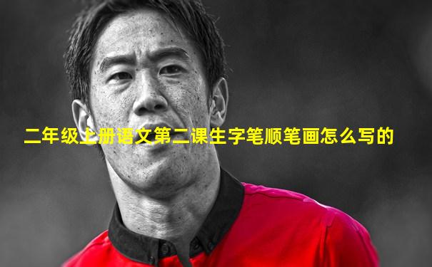 二年级上册语文第二课生字笔顺笔画怎么写的