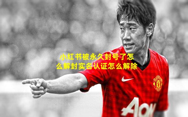 小红书被永久封号了怎么解封实名认证怎么解除